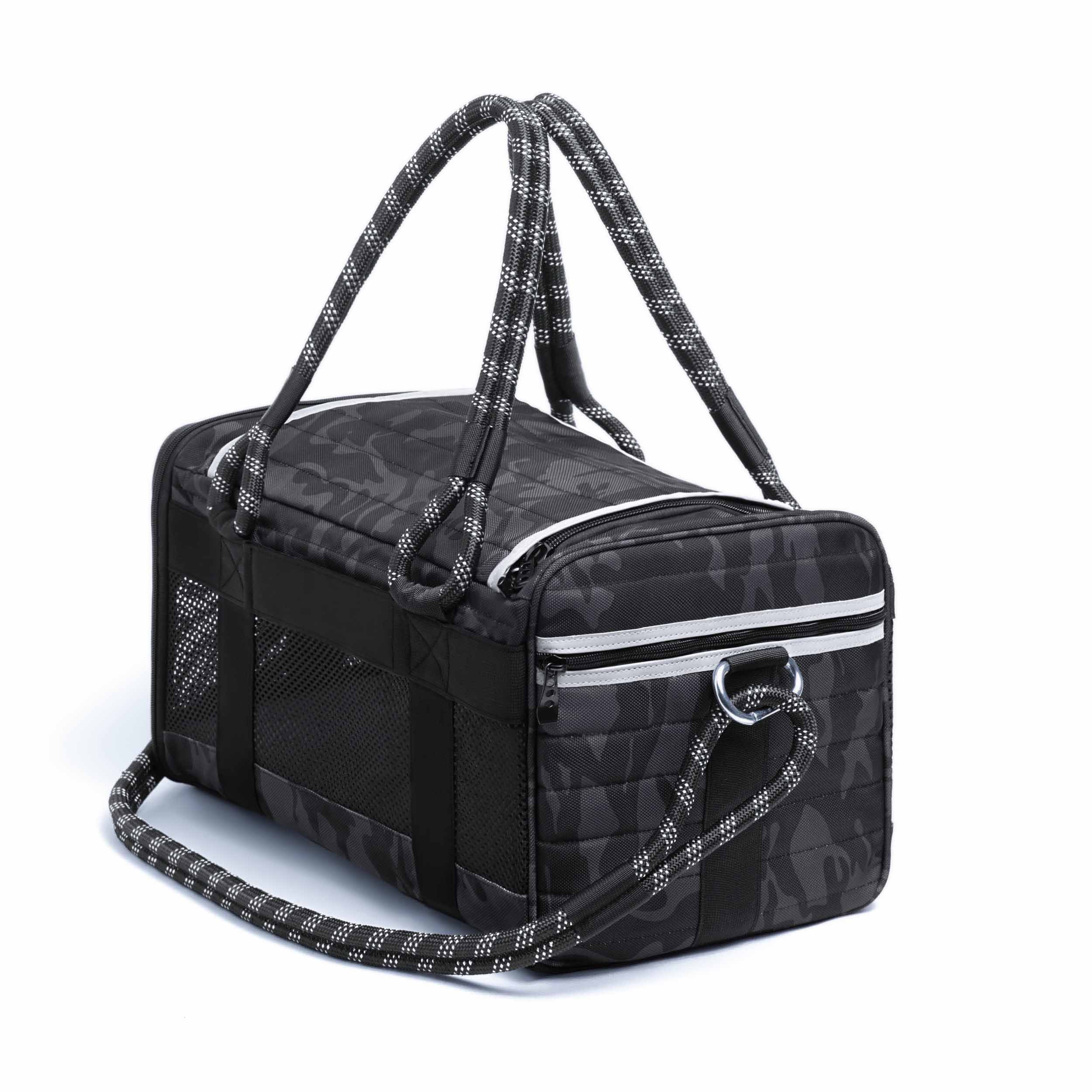 ROVERLUND - OUT-OF-OFFICE PET CARRIER PRO EDITION: BLACK CAMO / BLACK / LARGE - UP TO 25LBS